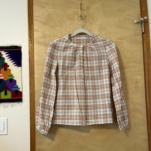 Plaid Reformation Blouse